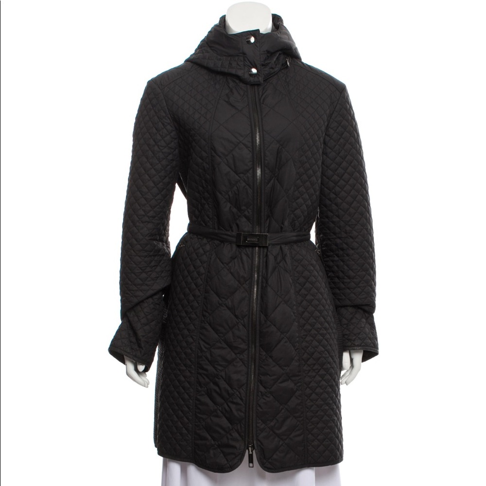 Burberry London Knee-Length Quilted Coat
